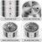2L Stainless Steel Automatic Pet Water Dispenser with Quiet Pump and Visible Window