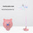Pink and orange feather cat teaser wand on a plain background - photo 10