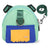Dog backpack harness with matching lead, available from Pet Royale UK