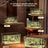 Clear shatterproof PET desktop fish tank for small fish, view 2