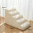 Grey foam pet stairs with removable washable cover, photo 10