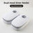 Timed Automatic Pet Feeder with Dry and Wet Food Compartments for Dogs and Cats