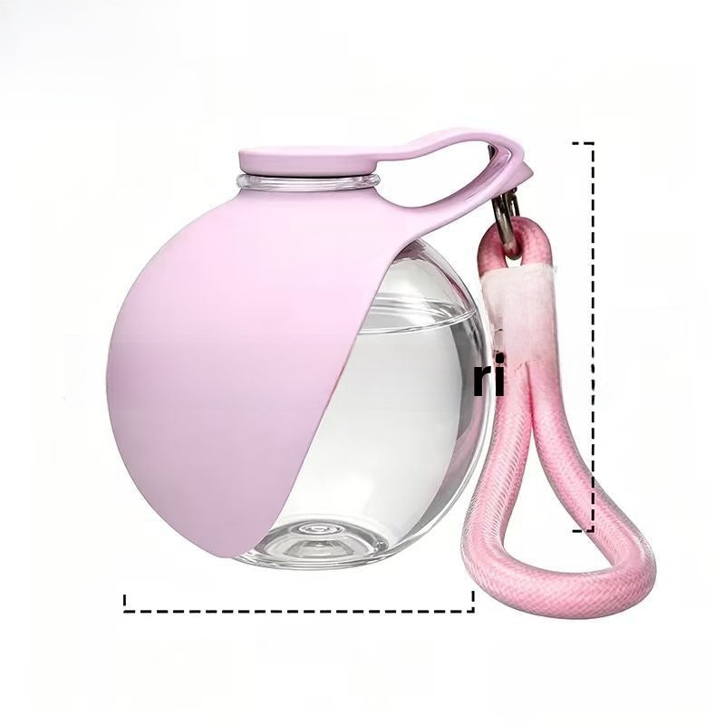 Portable Foldable Stainless Steel Pet Water Bottle with Leakproof Seal for Travel