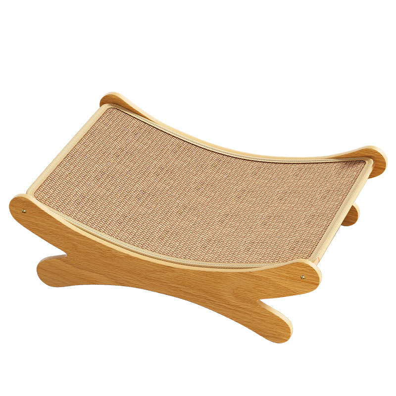 Jute cat scratching rocking bed for cats, product detail photo