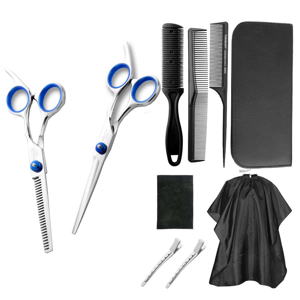 Stainless steel pet grooming scissors set with comb, photo 25 of 30
