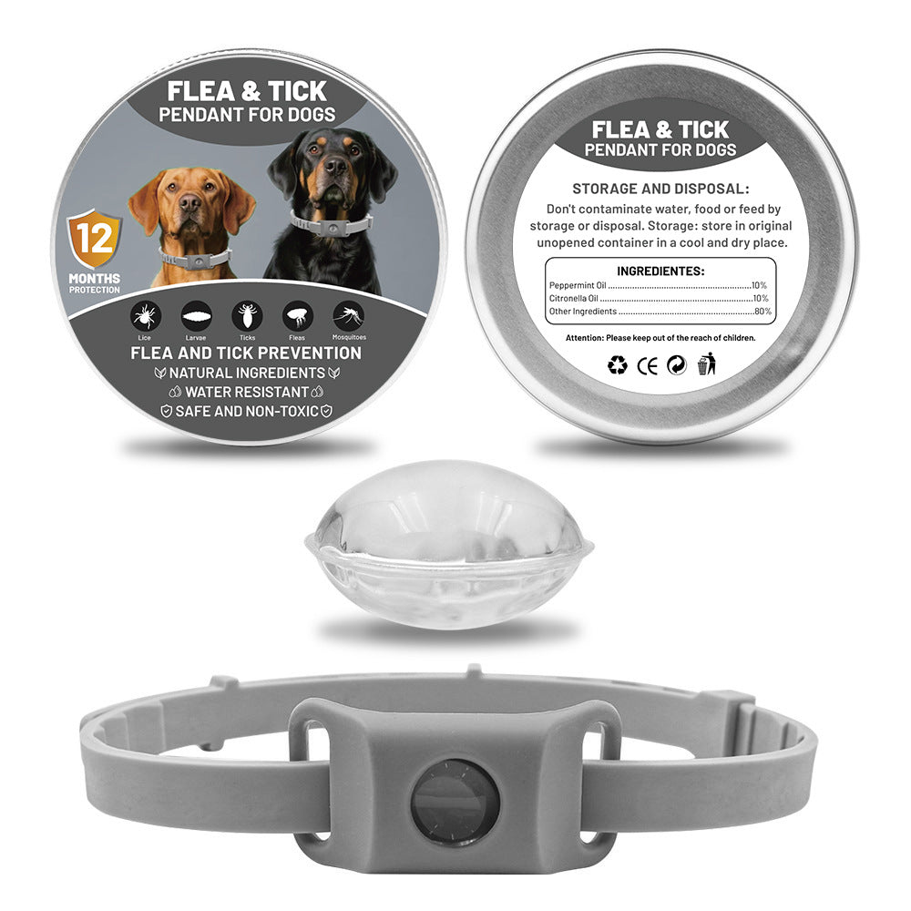 Pet Cat Dog Button Silicone Collar