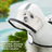 Waterproof rain poncho for small dogs in Dalmatian, side view