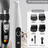 Rechargeable Pet Hair and Paw Trimmer with Dual LCD Display