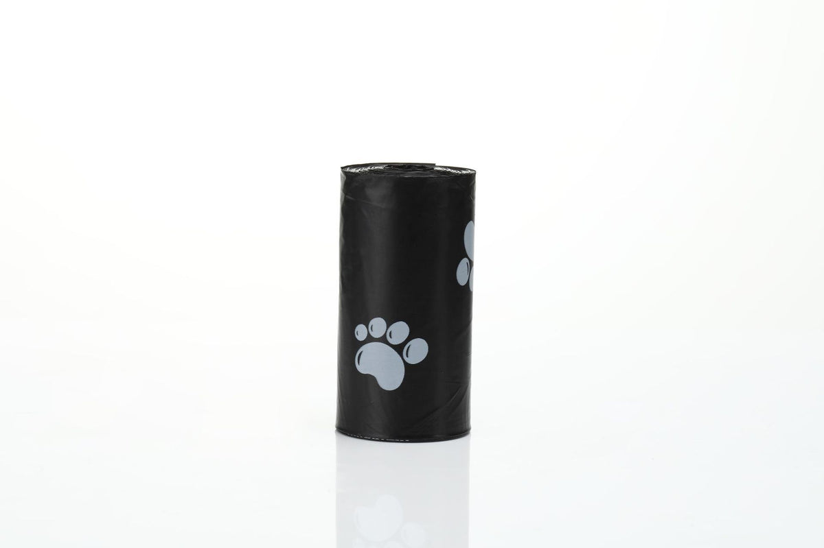 Thick Pet Waste Bags with Dispenser, Paw Print or Plain