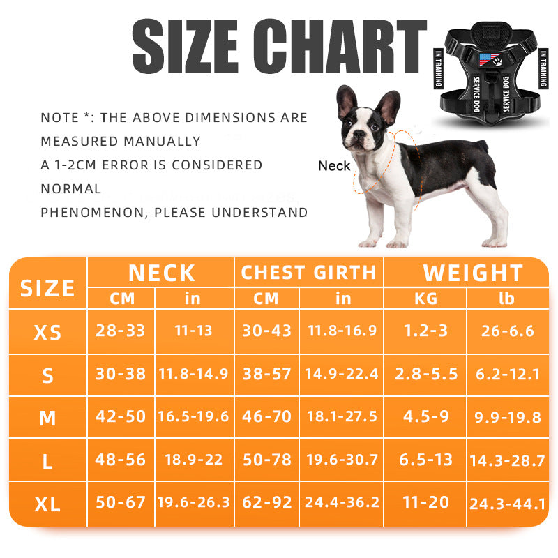 Reflective tactical dog harness and lead set, ideal for everyday use