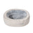 Corduroy Oval Pet Sofa Bed with Removable Washable Cover