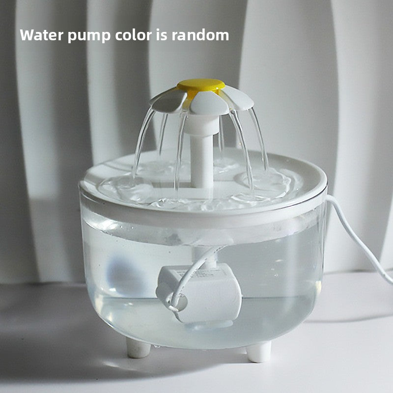 Large Capacity USB Pet Water Fountain with Quiet Pump and Multi-Stage Filter