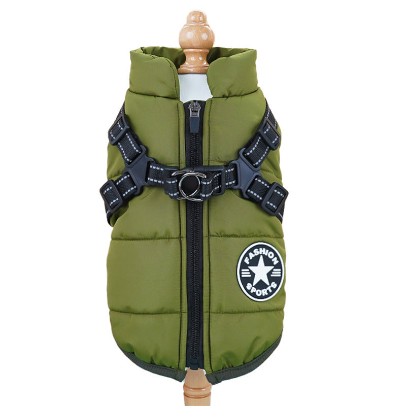 Thick padded cotton pet vest for dogs and cats, available in 7 colours, image 7