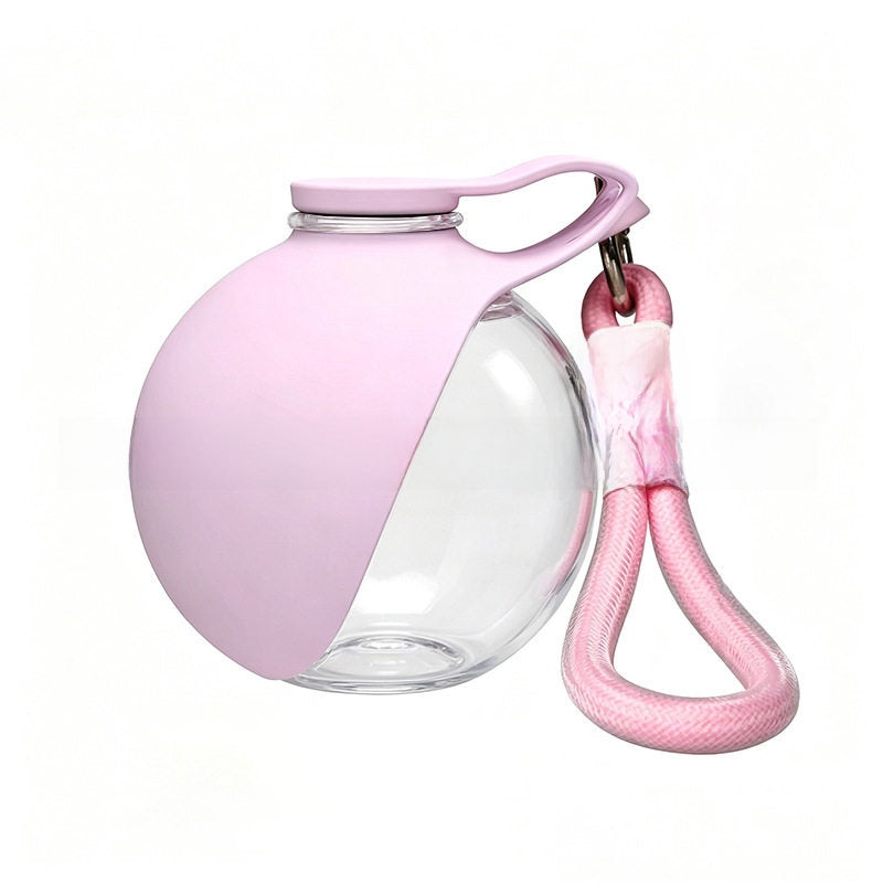 Portable Foldable Pet Travel Water Bottle in Food-Grade Plastic or 304 Stainless Steel
