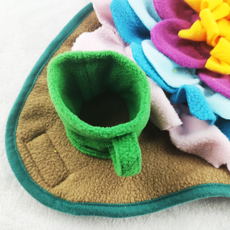 Washable Plush Sniff Mat for Dogs and Cats, Bite Resistant Puzzle
