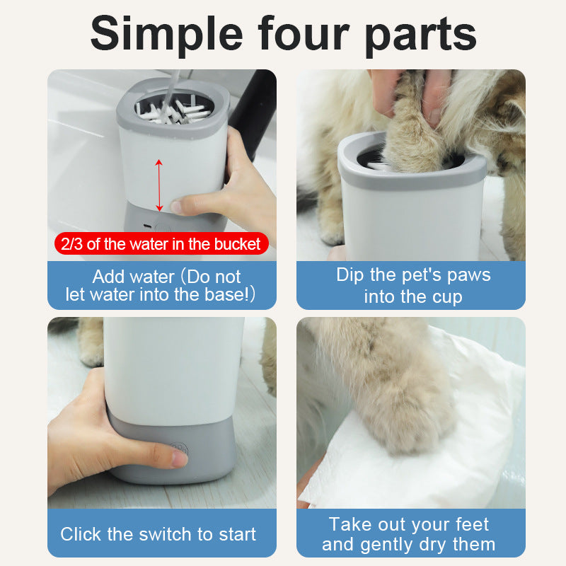 Rotating rechargeable waterproof pet paw cleaner from Pet Royale, photo 3 of 8