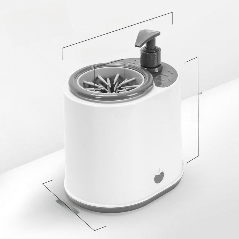 Electric Pet Paw Washer and Dryer, All-in-One Push-Button Cup