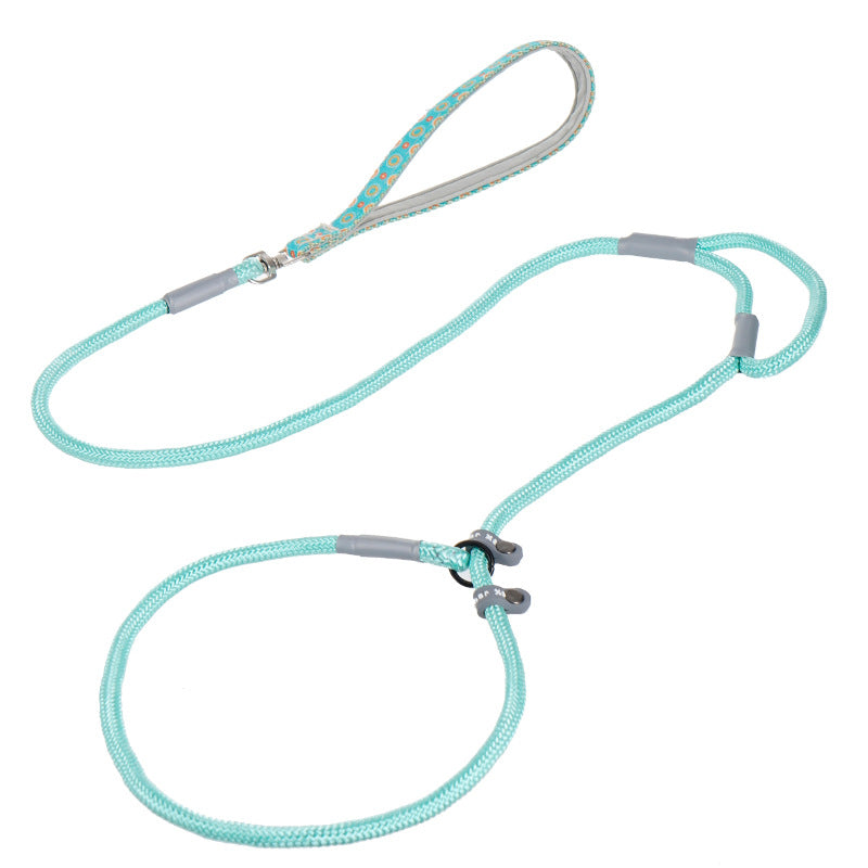 Anti-escape fabric dog slip lead with adjustable loop, product image 11