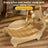 Corrugated cardboard cat scratcher rocking lounge with mat, photo 23 of 29