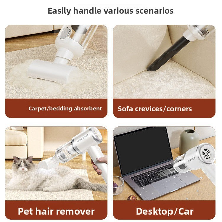 Handheld Pet Hair Suction Cleaner for Sofas and Carpets