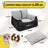 Reversible waterproof pet cushion bed for dogs and cats, detail photo 3