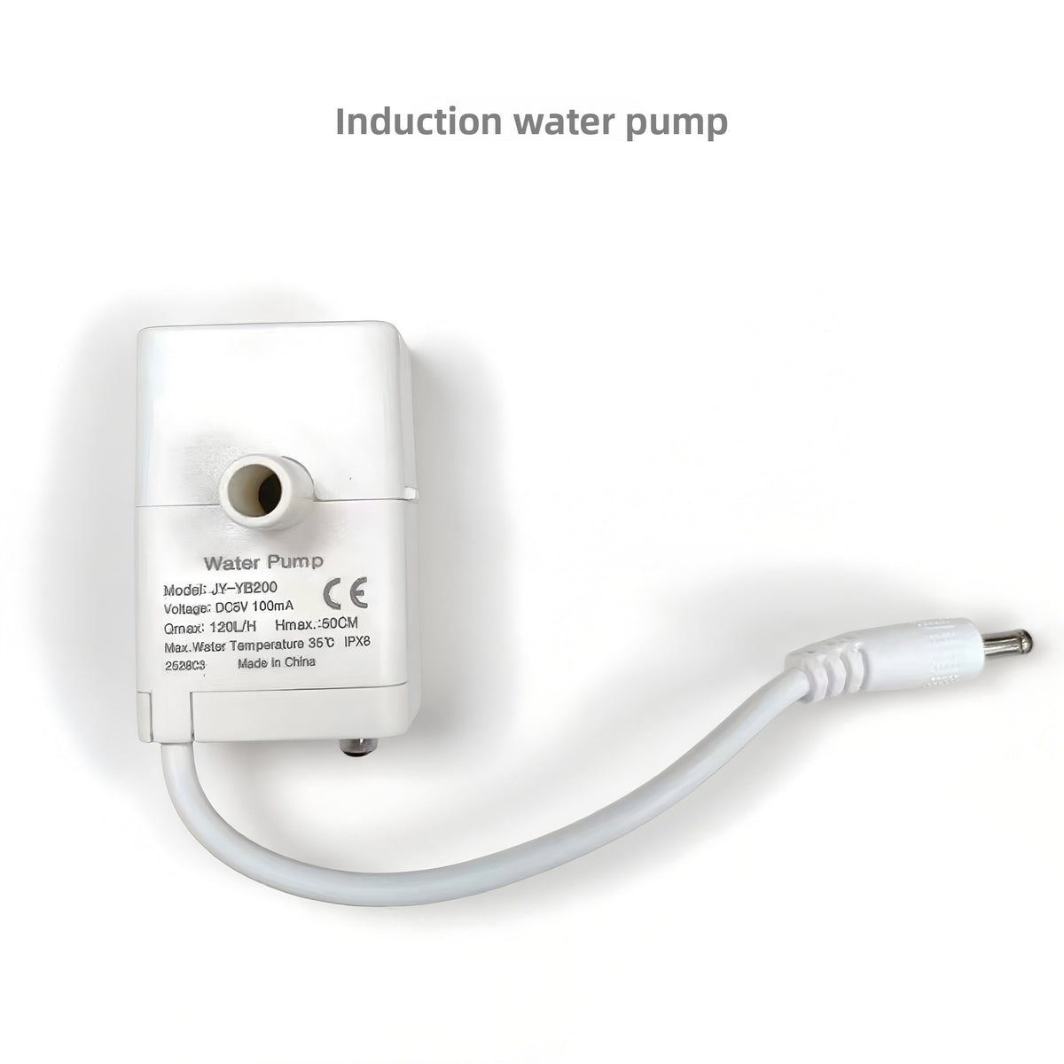 Dual-wing pet fountain filters and spare pump, product gallery photo