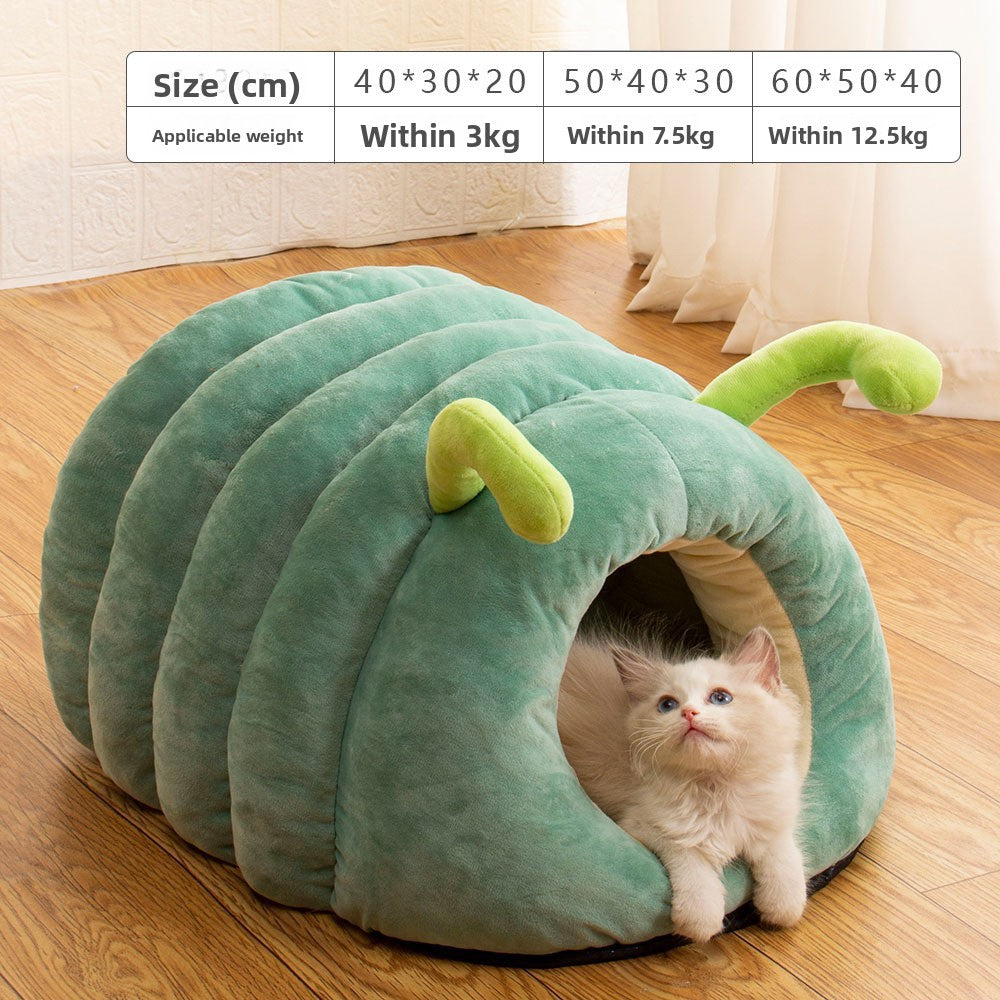 Novelty shark shaped pet nest bed in soft plush, photo 10