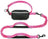 Elastic bungee dog lead clipped to a waist bag for jogging