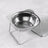 Red Panda Stainless Steel Pet Bowl for Cats, Rust-Resistant Raised Food and Water Dish