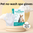 Pet Grooming Wipes and Disposable Gloves Kit for Cats and Dogs
