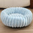 Plush round faux fur pet nest for cats, photo 77 of 80