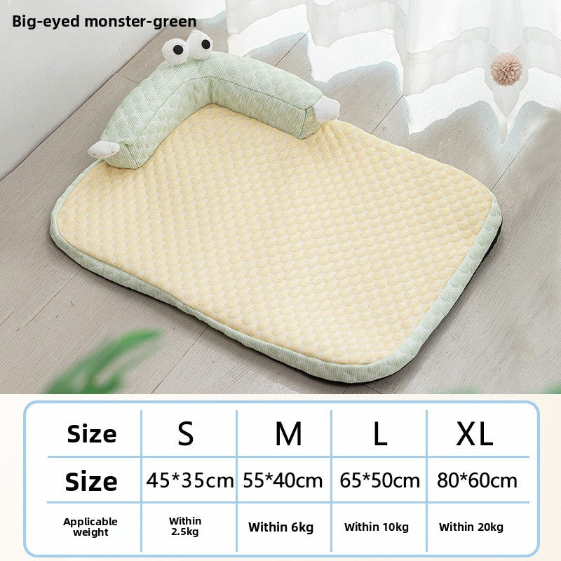 Rattan cooling mat with cute pattern for cats and small dogs, photo 74