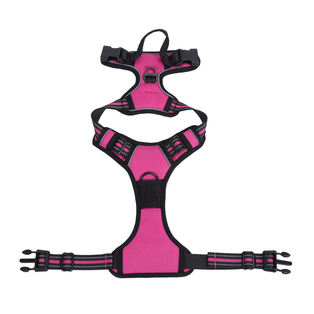 Reflective breathable nylon mesh dog harness, product image 35