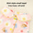 Soft cotton two-leg dog coat for matching outfits in Pink, side view