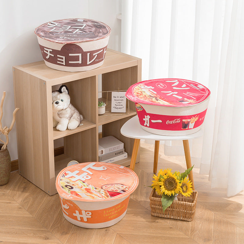 Burger shaped pet bed in soft velvet for cats, view 2