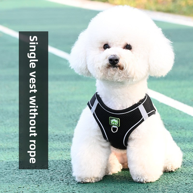 Breathable vest harness for small dogs and cats, available from Pet Royale UK