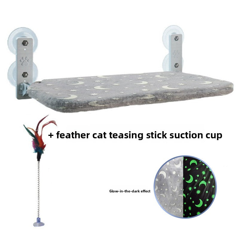 Foldable cat window hammock with suction cups, photo 18 of 52