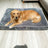 Waterproof washable padded pet mat in grey, photo 8 of 9