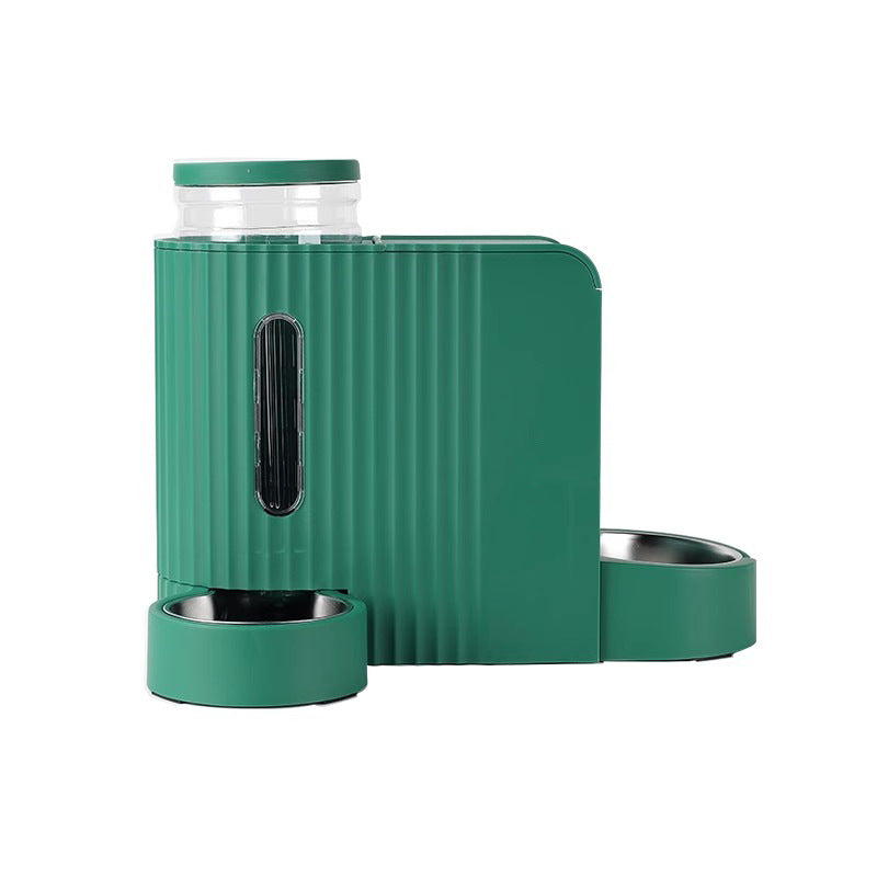 3L Automatic Pet Feeder and Water Dispenser Combo in Pink, Green or Beige