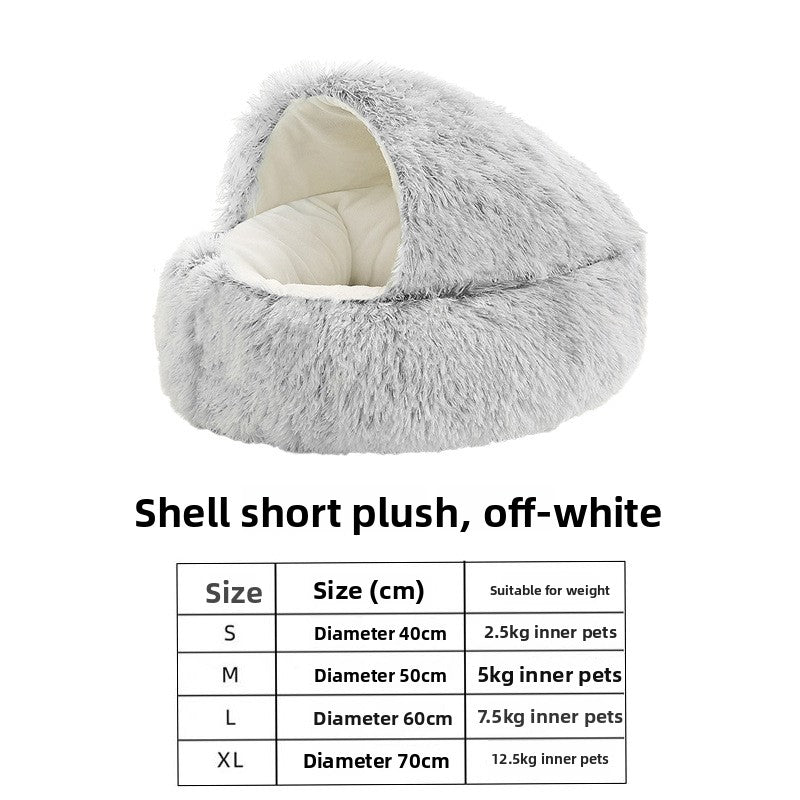Soft plush pet house for cats, additional product photo