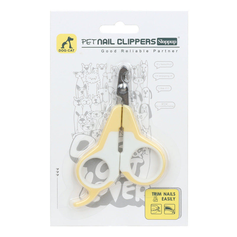 Stainless Steel Pet Nail Clippers with Ergonomic Handle