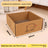 Cardboard cat house with built-in scratching board, product detail photo