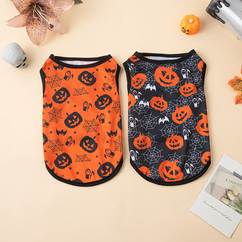Halloween print vest for dogs and cats, available in 11 styles, image 3