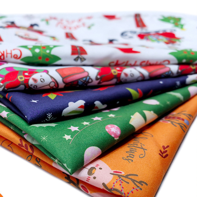 Small dog wearing a pretty floral print triangle pet bandana