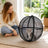 Black pop-up pet ball tent cage with mesh sides, photo 4