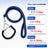 Braided nylon rope dog lead, 4 sizes available