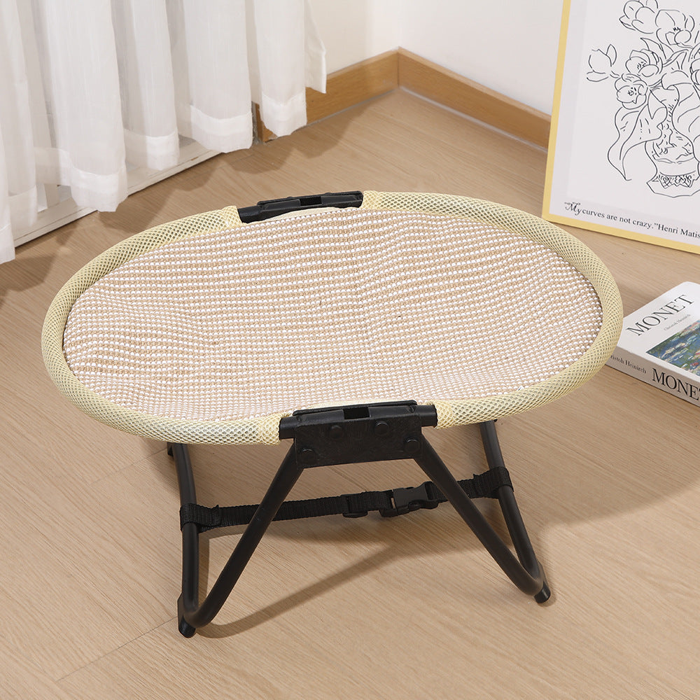 Portable Foldable Elevated Pet Bed, Raised Cot for Dogs and Cats