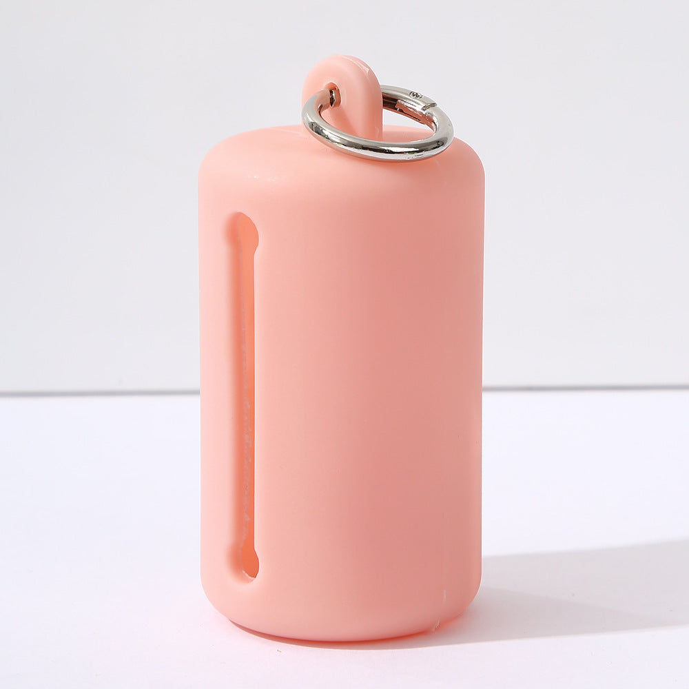 Dog poo bag dispenser with lead clip in bright colour, product image 10