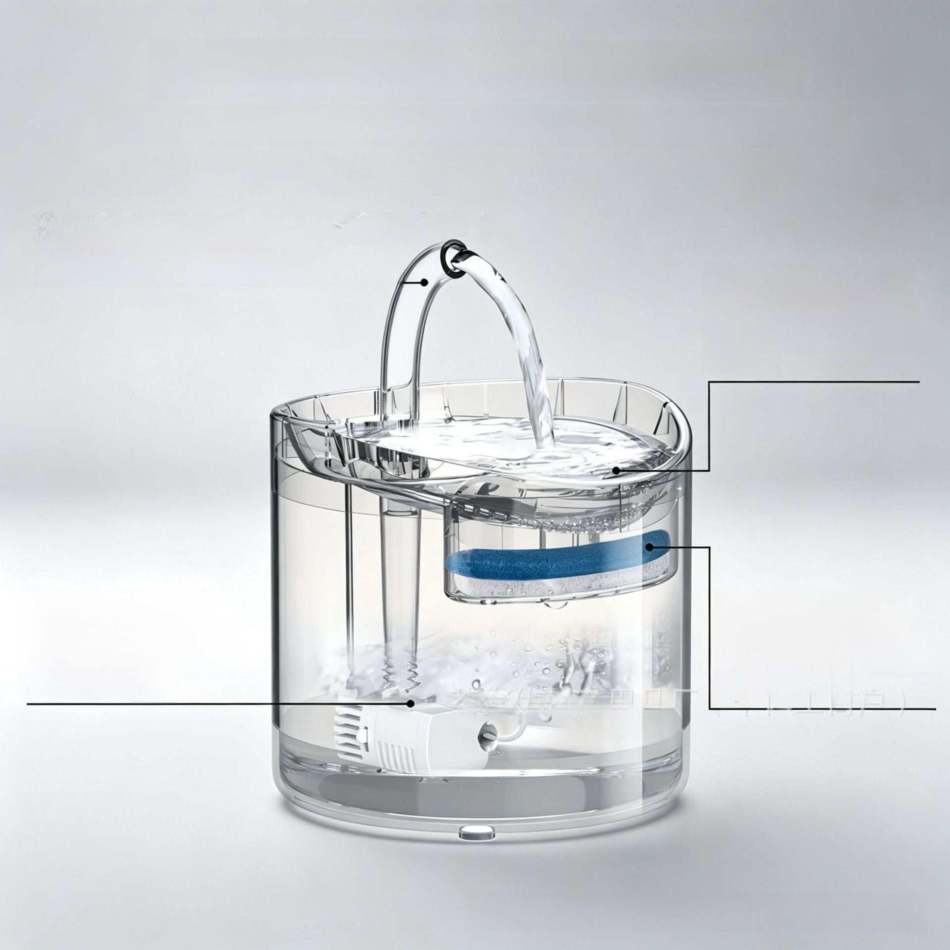 Automatic 2L Circulating Pet Water Fountain with Smart Sensor, Quiet Pump and Filter