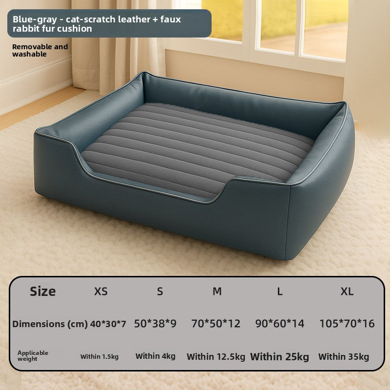 Waterproof Oxford dog crate mat with soft velvet top, photo 49 of 68